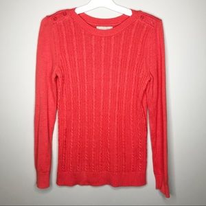 Banana Republic red angora blend sweater